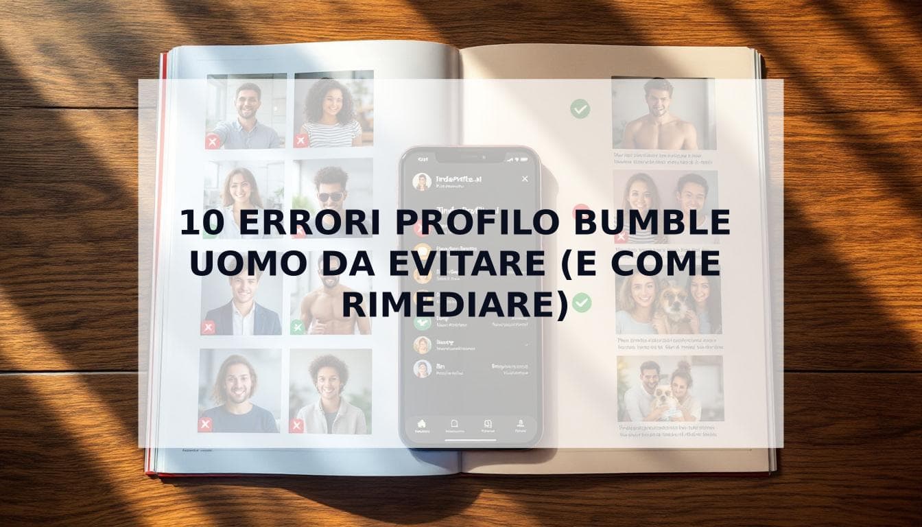 Cover Image for I 10 più grandi errori profilo Bumble uomo (e come risolverli)