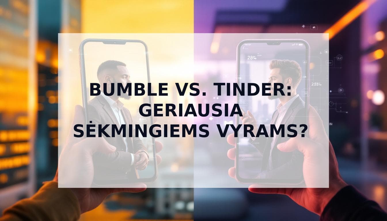 Cover Image for Bumble vs. Elitinės pažinčių programėlės: kuri geriausia sėkmingiems vyrams 2026 m.?