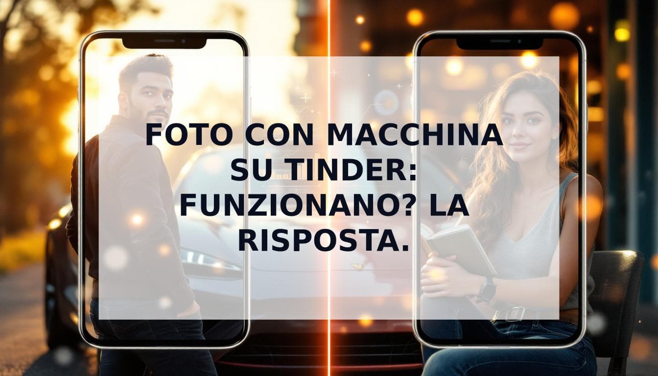 Cover Image for Il Grande Dibattito: Le foto con macchina sul profilo Tinder funzionano davvero? (La risposta basata sui dati)