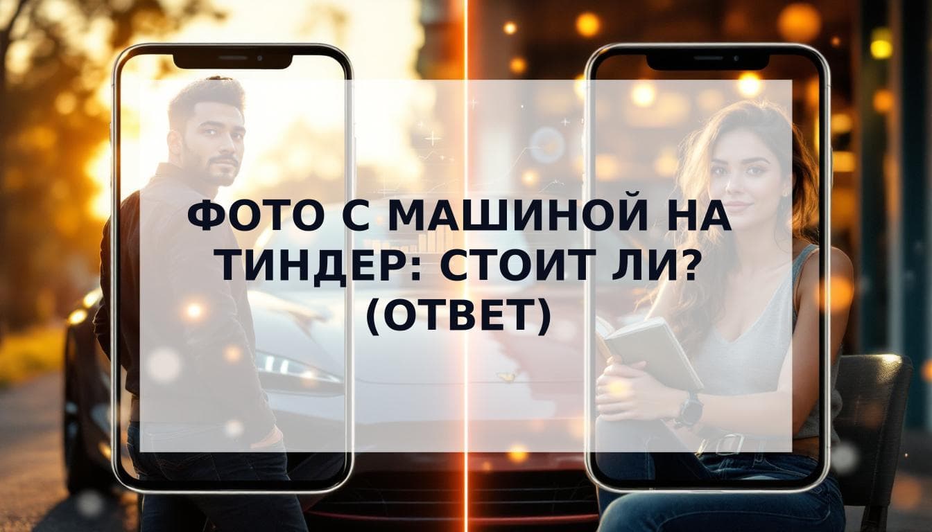 Cover Image for Большой спор: стоит ли выкладывать фото с машиной на Тиндер? (Отвечаем с фактами)