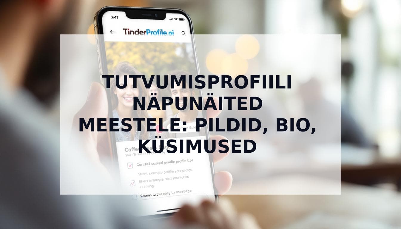 Cover Image for Ülim juhend: Tutvumisprofiili näpunäited meestele - pildid, bio ja küsimused, mis toovad kohtinguid