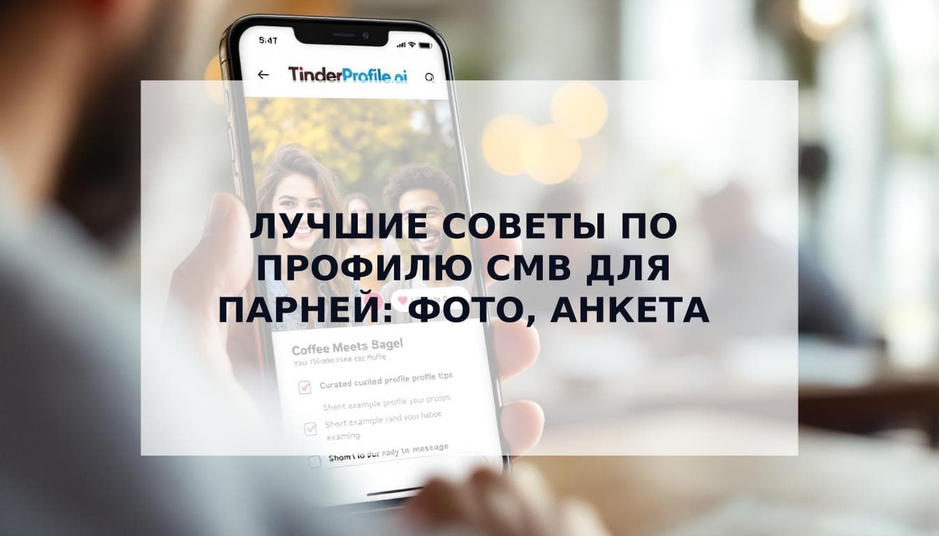 Cover Image for Полное руководство по профилю Coffee Meets Bagel для парней: Советы, фото и вопросы, которые принесут свидания