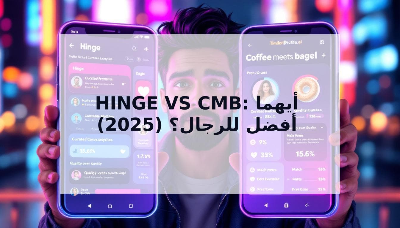 Cover Image for Hinge vs. Coffee Meets Bagel: أيهما أفضل تطبيق تعارف للرجال في 2025؟