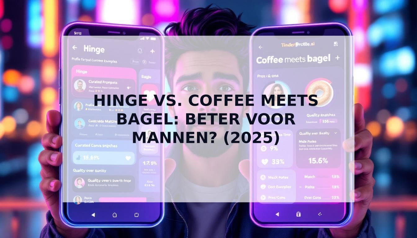 Cover Image for Hinge vs. Coffee Meets Bagel: Welke dating app is beter voor mannen in 2025?