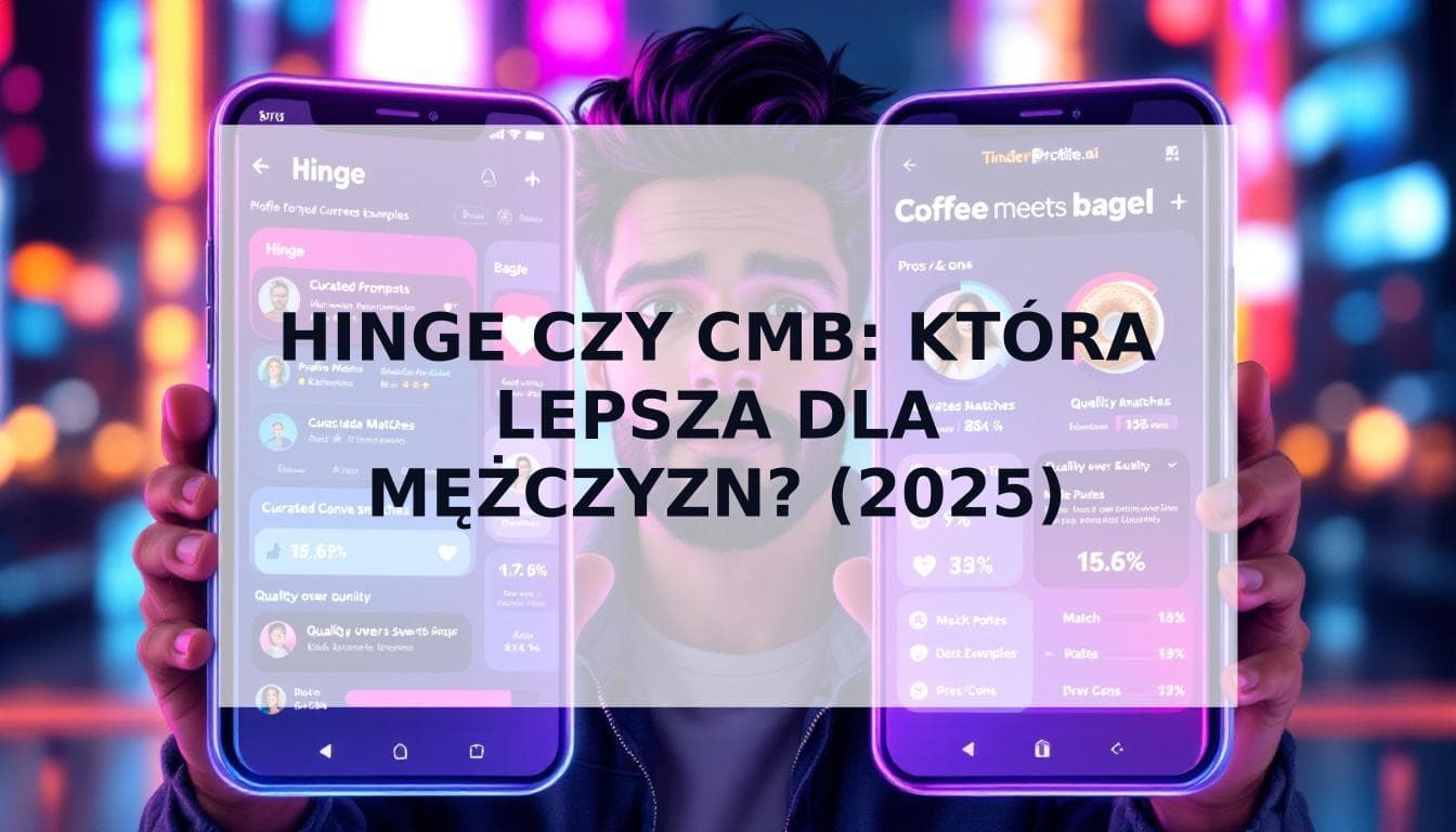 Cover Image for Hinge czy Coffee Meets Bagel: Która aplikacja randkowa jest lepsza dla mężczyzn w 2025?
