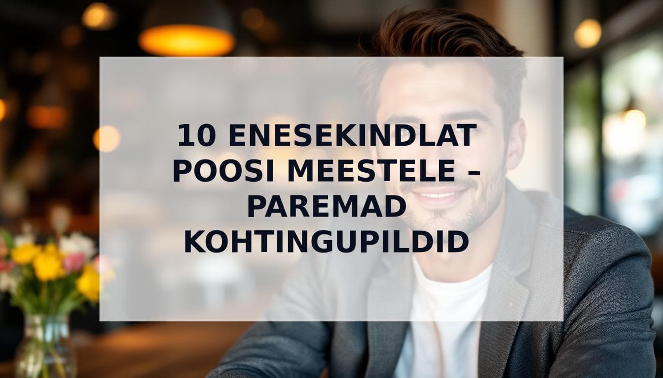 Cover Image for Kuidas piltidel enesekindel välja näha: 10 tõestatud nippi meestele