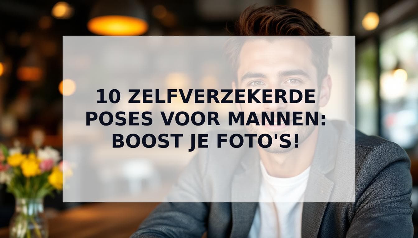 Cover Image for Zelfverzekerd op datingfoto's mannen: 10 bewezen technieken
