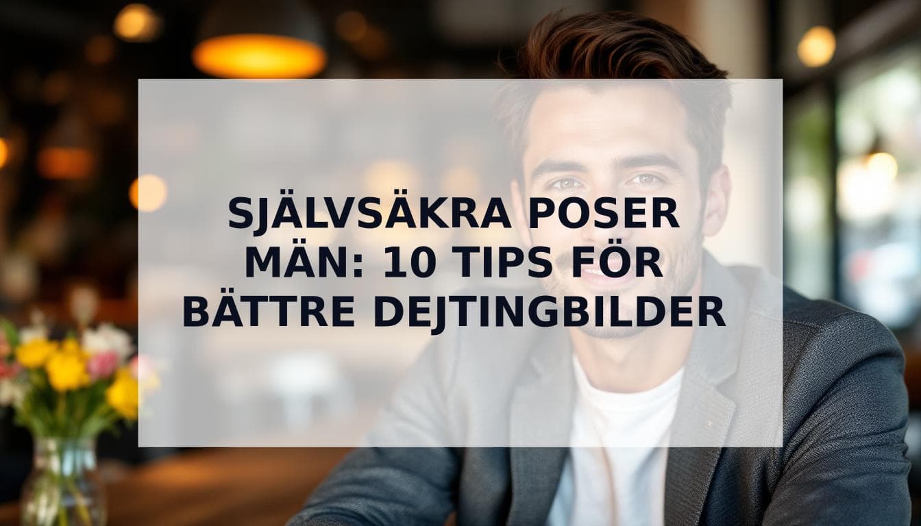 Cover Image for Självsäkra poser män: 10 beprövade tekniker för bättre bilder
