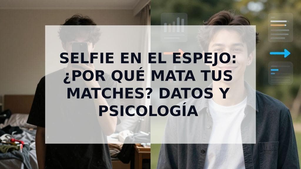 Cover Image for Tu <strong>selfie en el espejo en apps de citas</strong> te está costando matches. Descubre por qué (con datos).