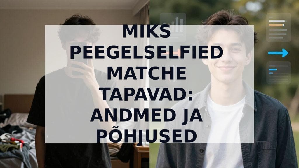Cover Image for Peegelselfied tutvumisäpis maksavad sulle matche. Siin on andmetega toetatud põhjus.