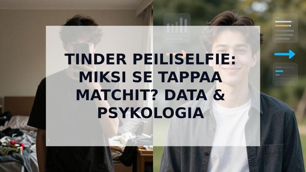 Cover Image for Tinder peiliselfie pilaa matchejasi - tässä datan todistama syy.