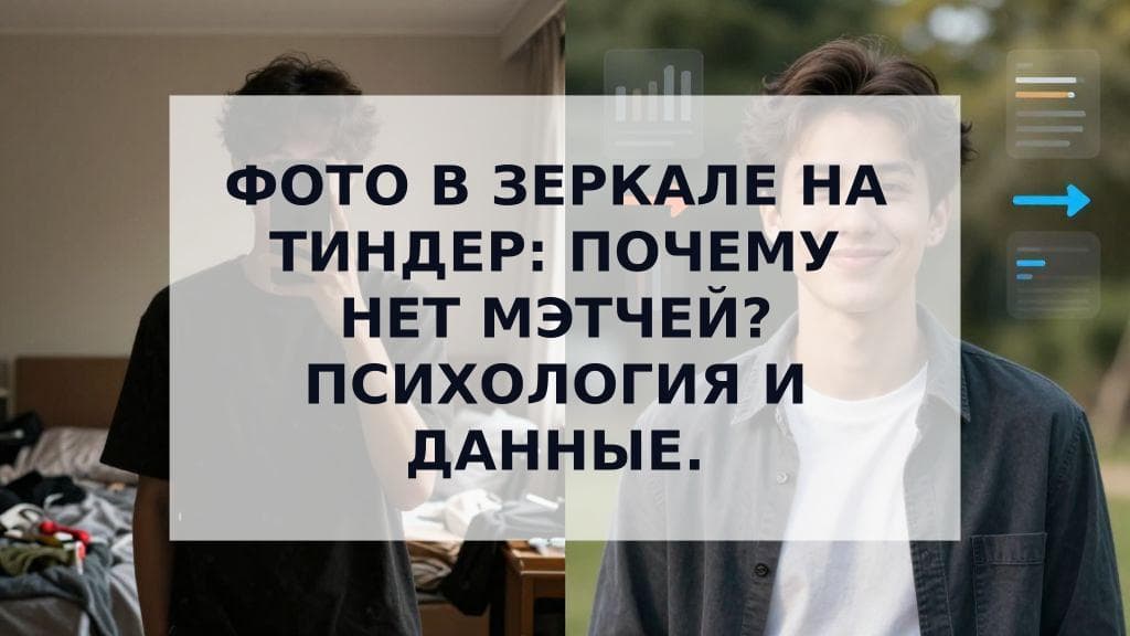 Cover Image for Фото в зеркале на Тиндер: почему ты теряешь мэтчи? Данные не лгут.