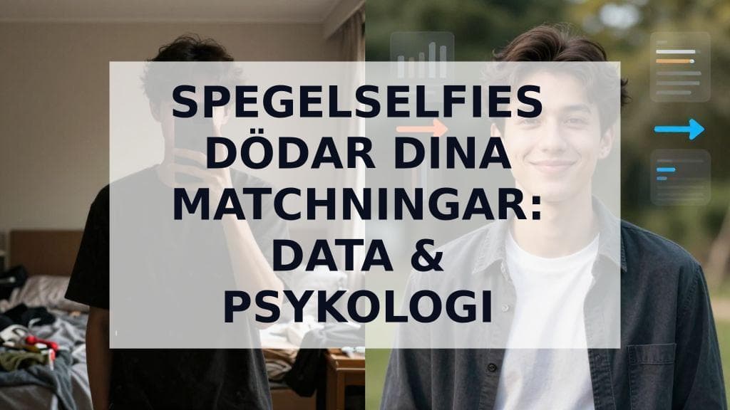 Cover Image for Spegelselfies kostar dig matchningar. Här är varför - med data som bevis.