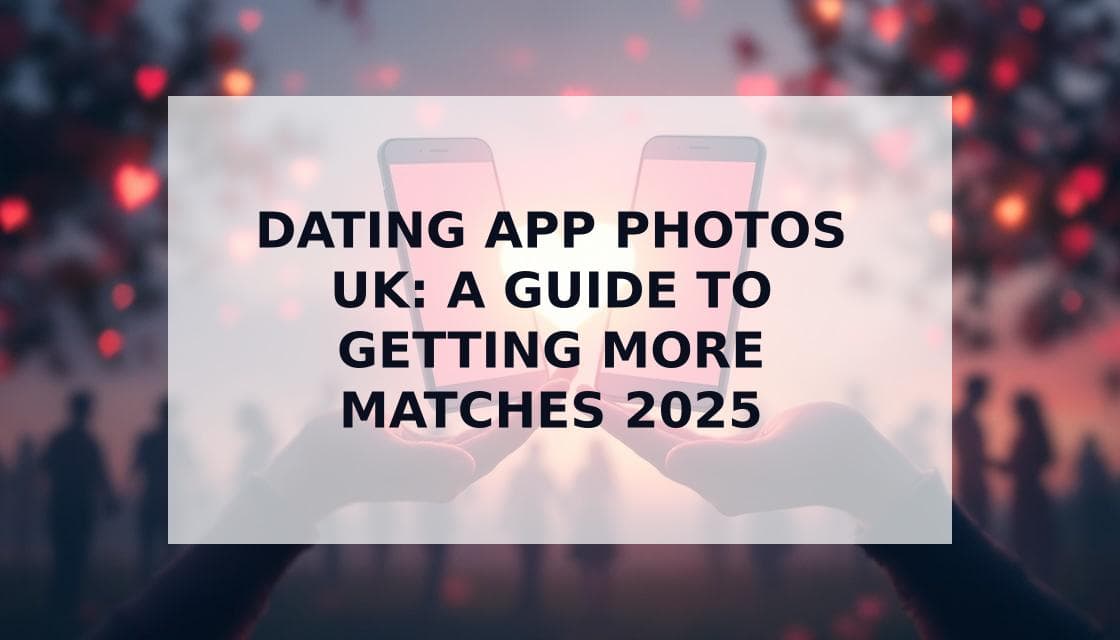 Cover Image for Dating App Photos UK: The Ultimate Guide to Getting More Matches