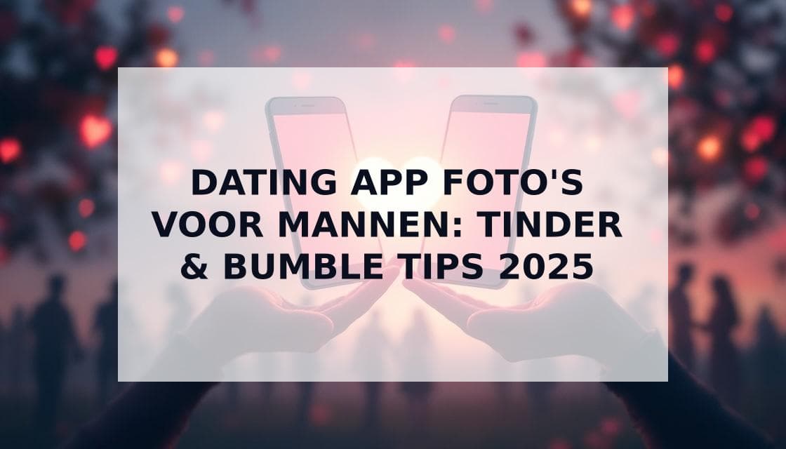 Cover Image for De Ultieme Gids voor Dating App Foto's: Strategieƫn voor Mannen 2025