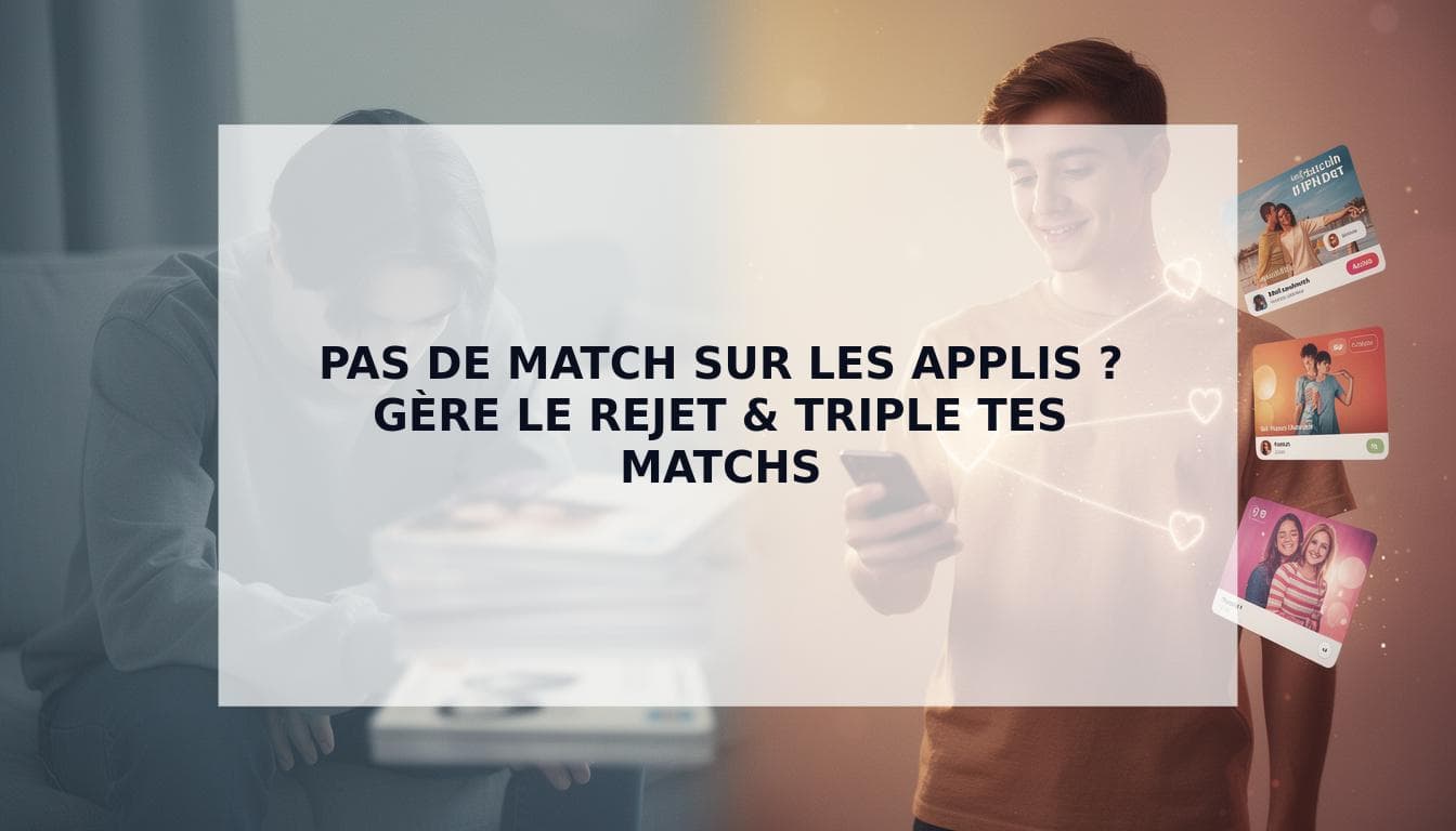 Cover Image for Tu te sens invisible ? Comment gérer les pas de match applications rencontre et tripler tes matchs