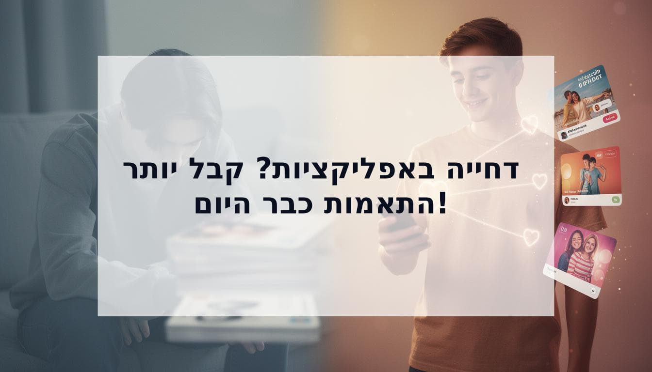 Cover Image for מרגיש בלתי נראה? איך להתמודד עם דחייה באפליקציות דייטינג ולשלש את ההתאמות שלך