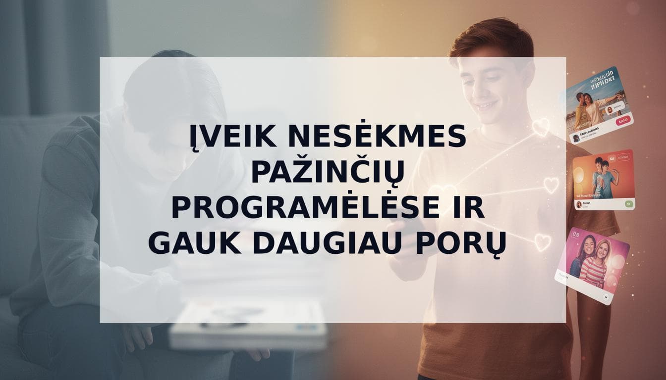 Cover Image for Jautiesi nematomas? Kaip įveikti nesėkmes pažinčių programėlėse ir patrigubinti porų skaičių