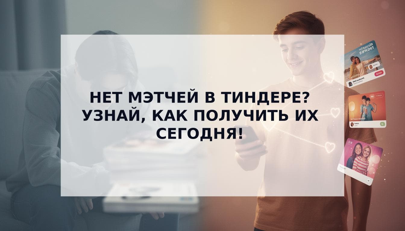 Cover Image for Чувствуешь себя невидимкой? Что делать, если нет мэтчей в Тиндере, и как утроить их количество