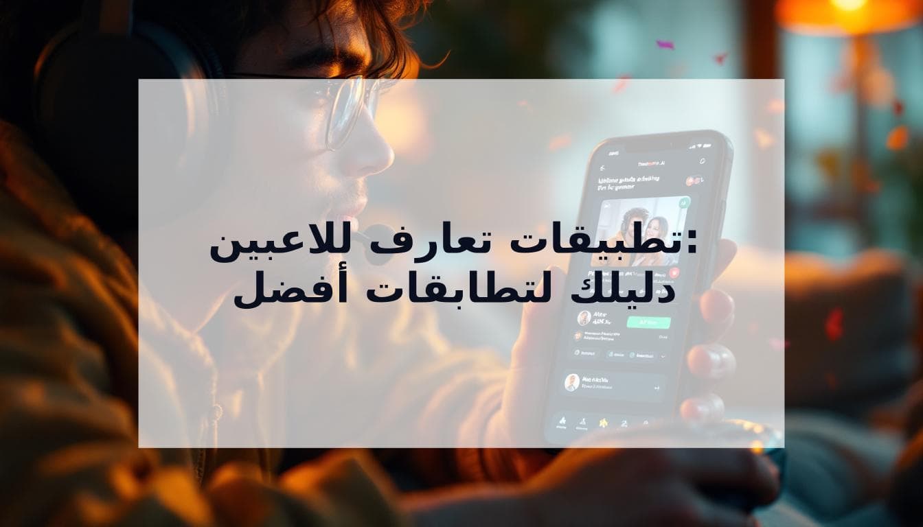 Cover Image for الدليل الشامل لـ تطبيقات تعارف للاعبين: بروفايلات أفضل، تطابقات أكثر