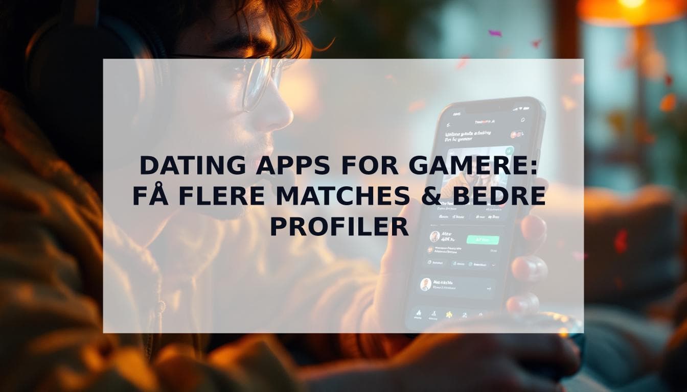 Cover Image for Den Ultimative Guide til Dating for Gamere: Bedre Profiler, Flere Matches