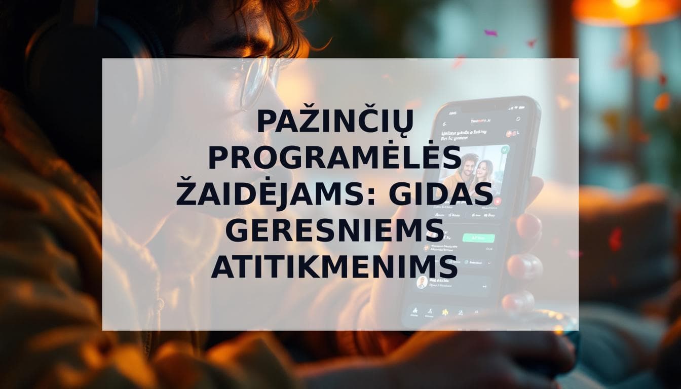 Cover Image for Išsamus gidas: Pažinčių programėlės žaidėjams – geresni profiliai, daugiau atitikmenų