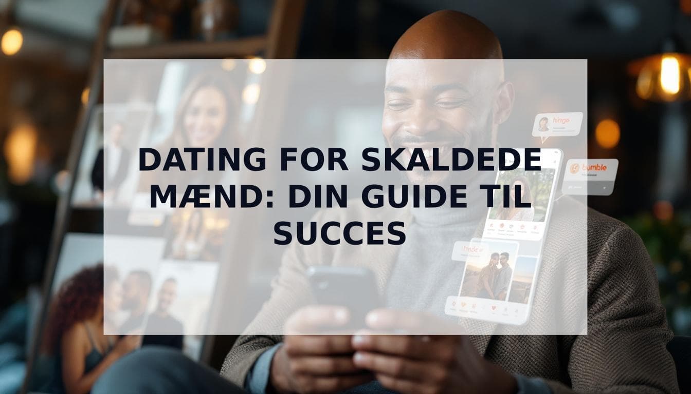Cover Image for Dating for skaldede mænd: Din ultimative guide til succes på Tinder, Hinge & Bumble