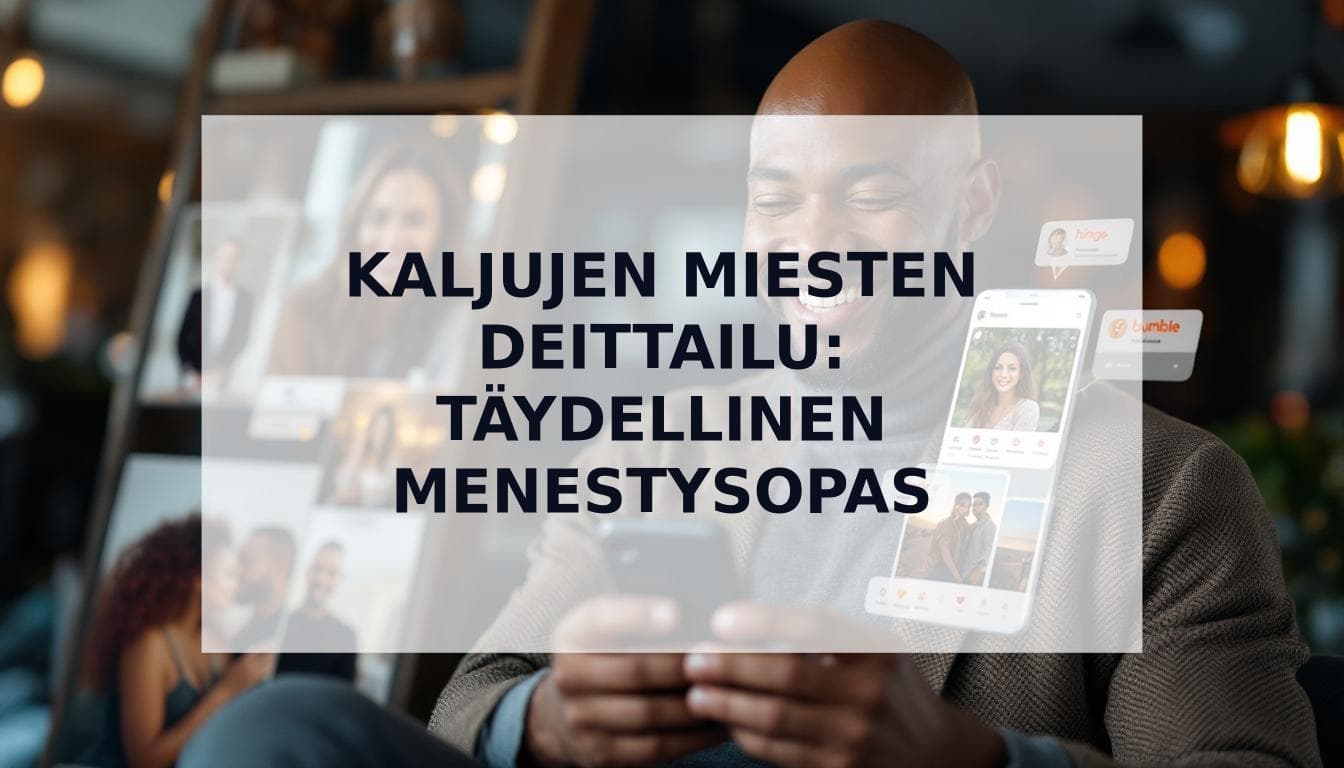 Cover Image for Kaljujen miesten deittailu: Täydellinen opas menestymiseen Tinderissä, Hinge & Bumble -sovelluksissa