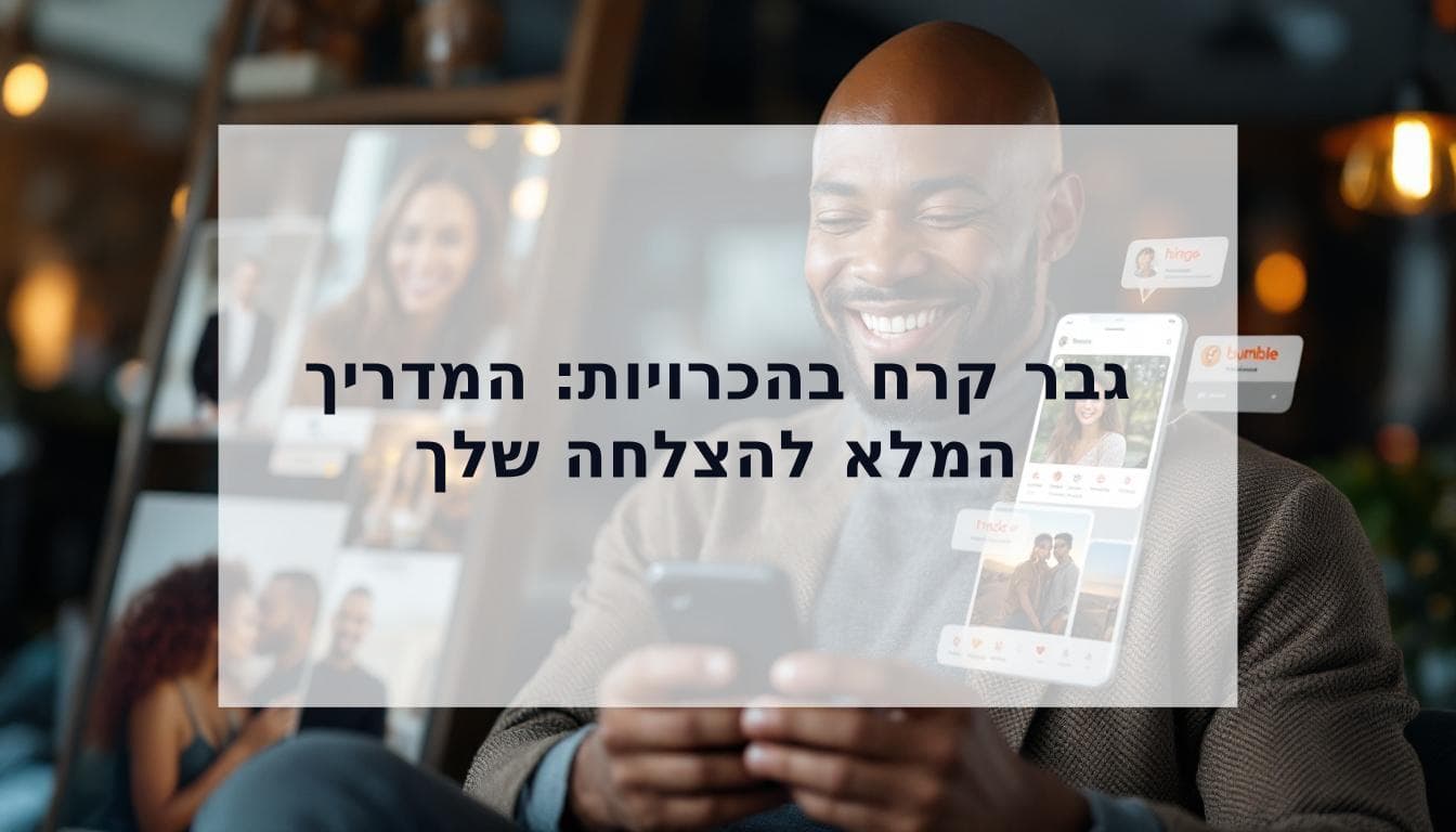 Cover Image for גבר קרח בהכרויות: המדריך האולטימטיבי להצלחה בטינדר, הינג' ובאמבל