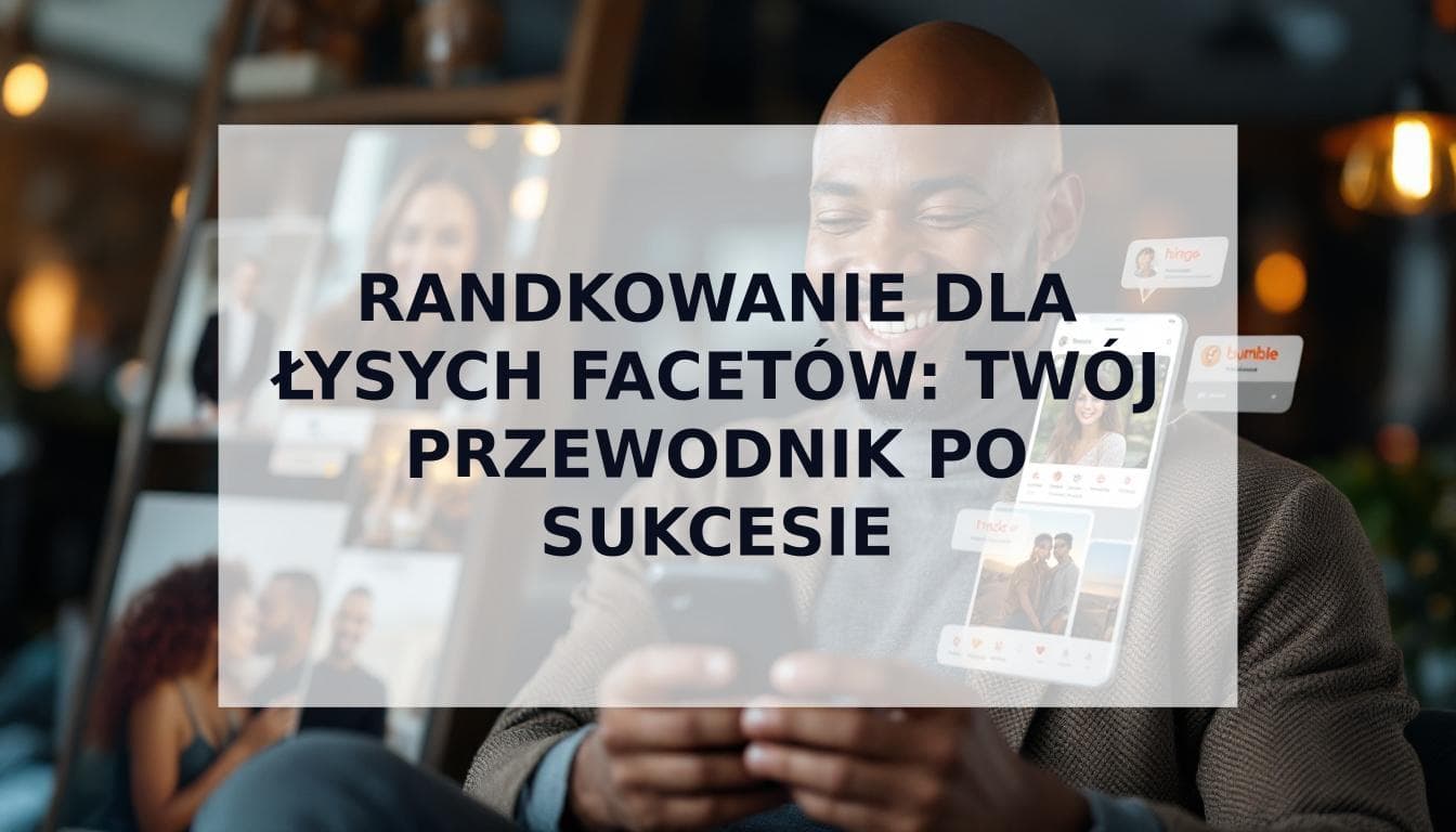 Cover Image for Randkowanie dla łysych facetów: Kompletny przewodnik, jak odnieść sukces na Tinderze, Hinge i Bumble