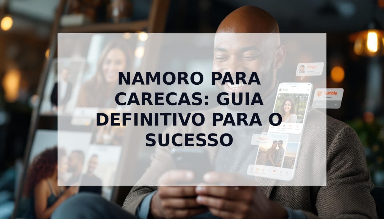 Cover Image for Namoro para homens carecas: O guia definitivo para ter sucesso no Tinder, Hinge e Bumble