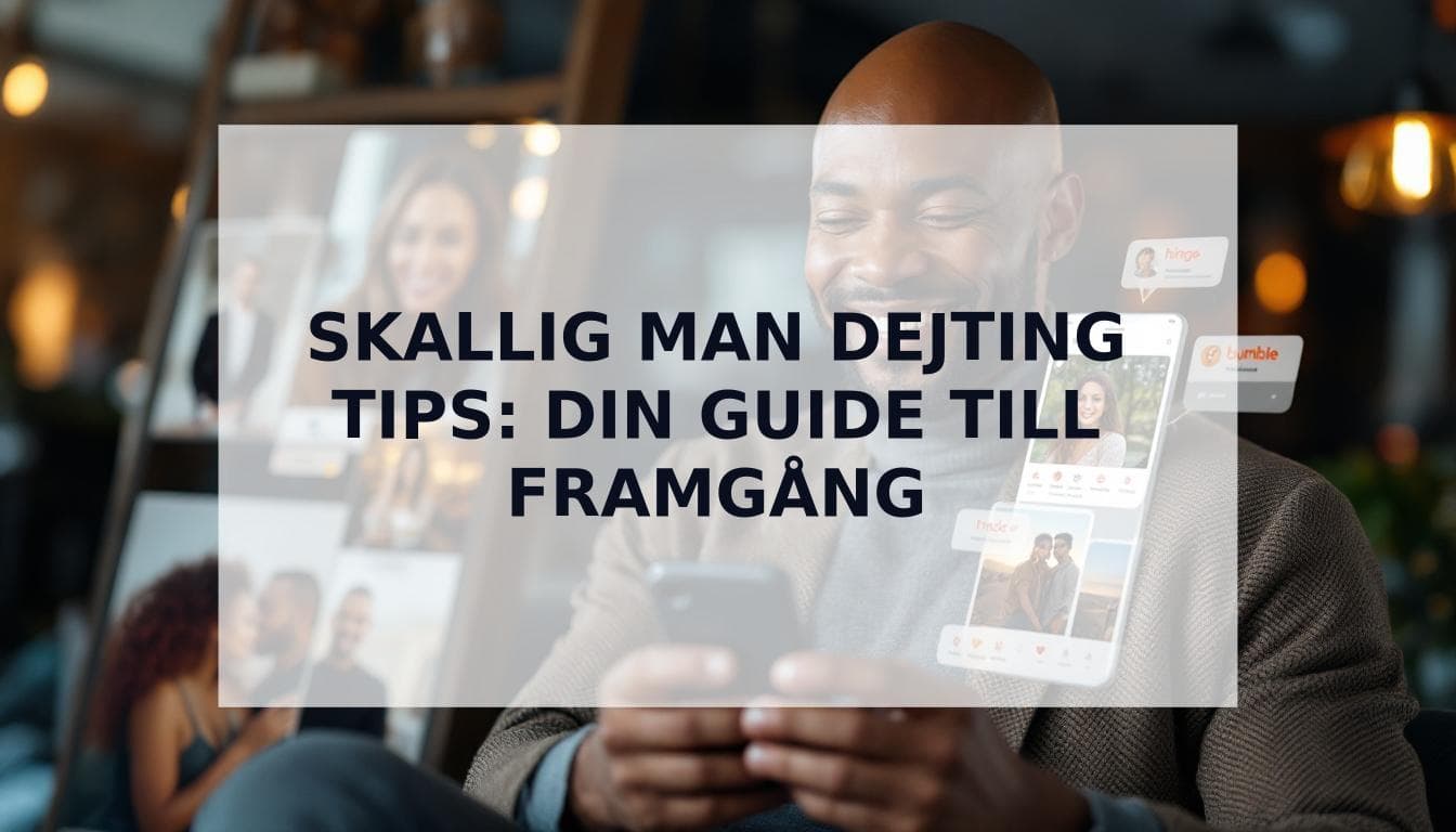 Cover Image for Skallig man dejting tips: SÄ lyckas du pÄ Tinder, Hinge & Bumble