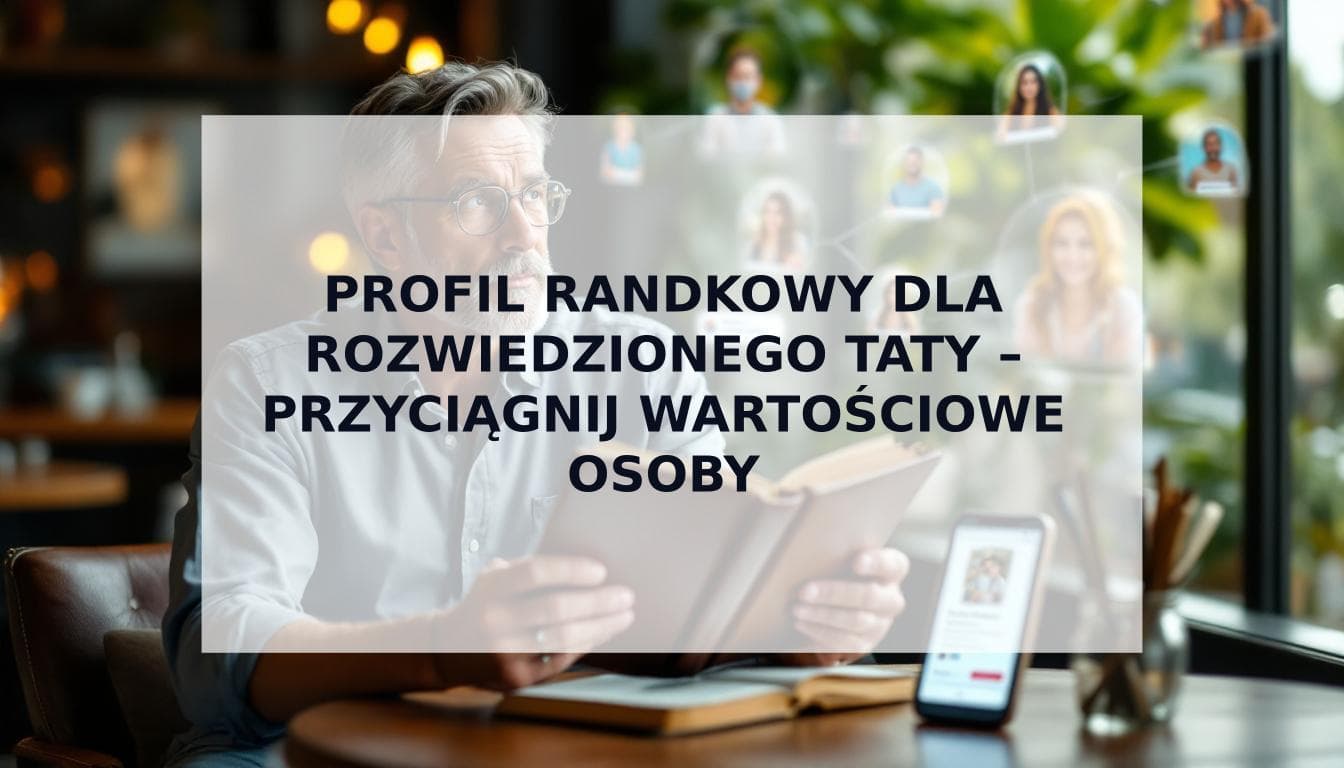 Cover Image for Przewodnik Randki rozwiedzionego taty: Jak stworzyć profil, który przyciągnie wartościowe osoby