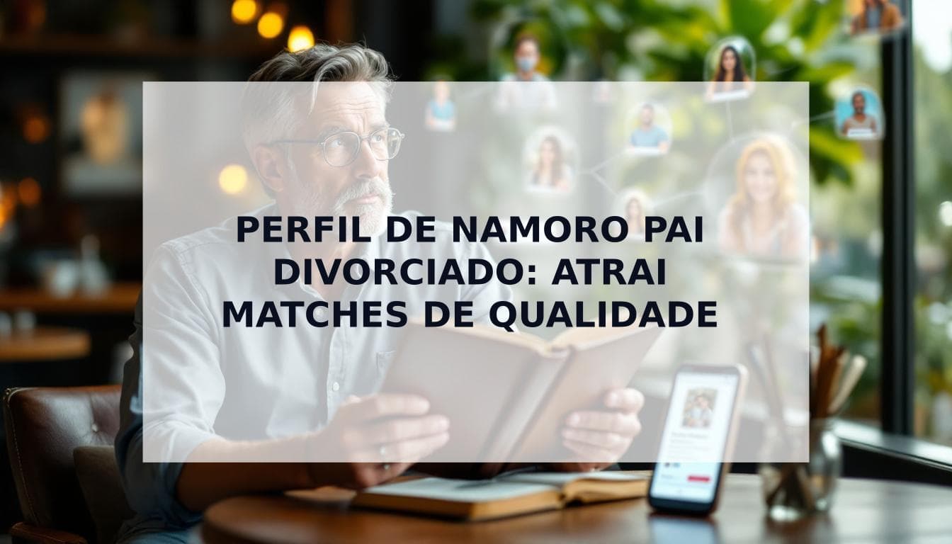 Cover Image for O Guia Essencial para **Namorar Sendo Pai Divorciado**: Cria um Perfil que Atrai Matches de Qualidade
