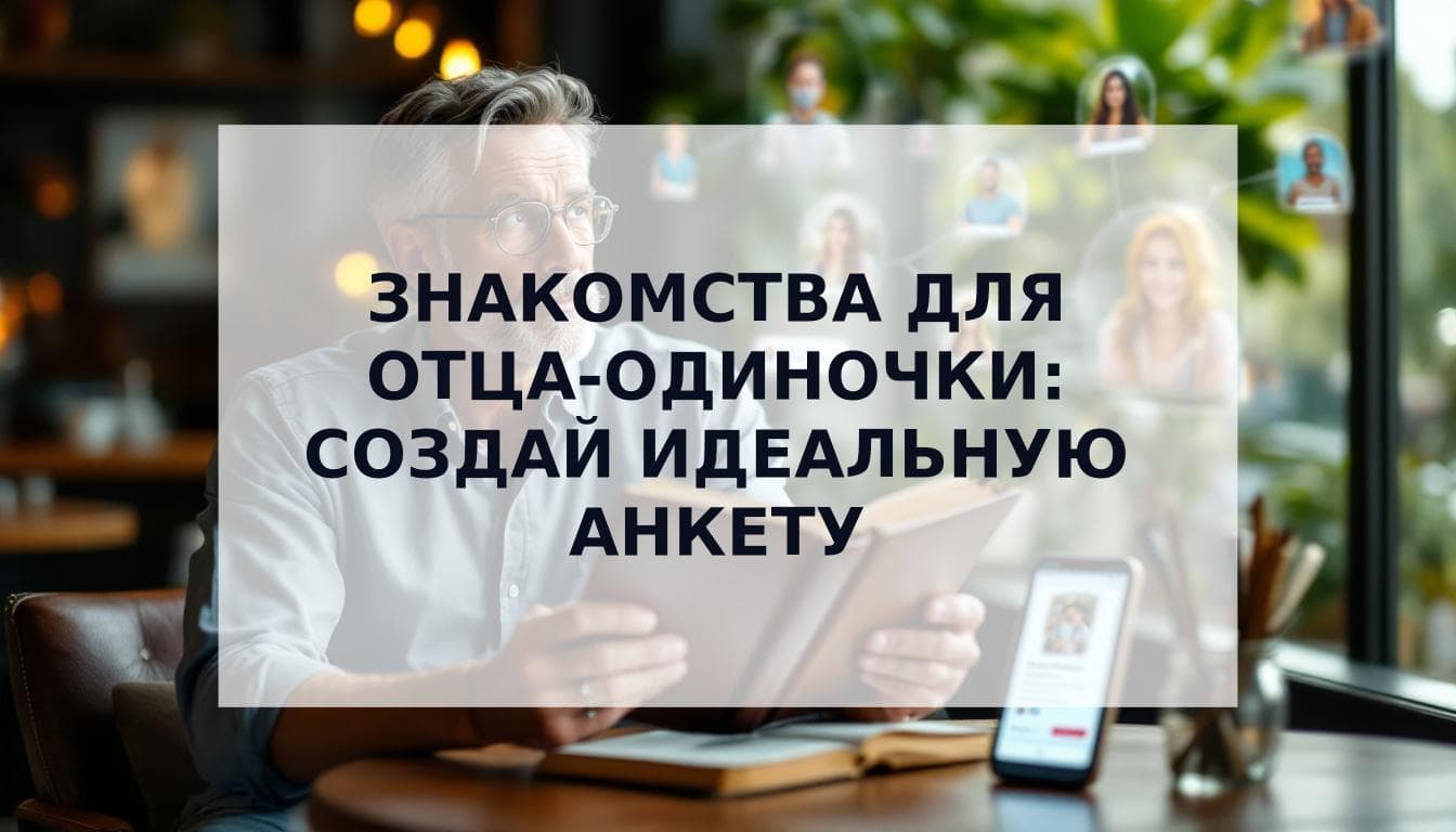 Cover Image for Руководство по знакомствам для отца-одиночки: как создать анкету, которая привлечет достойных партнеров