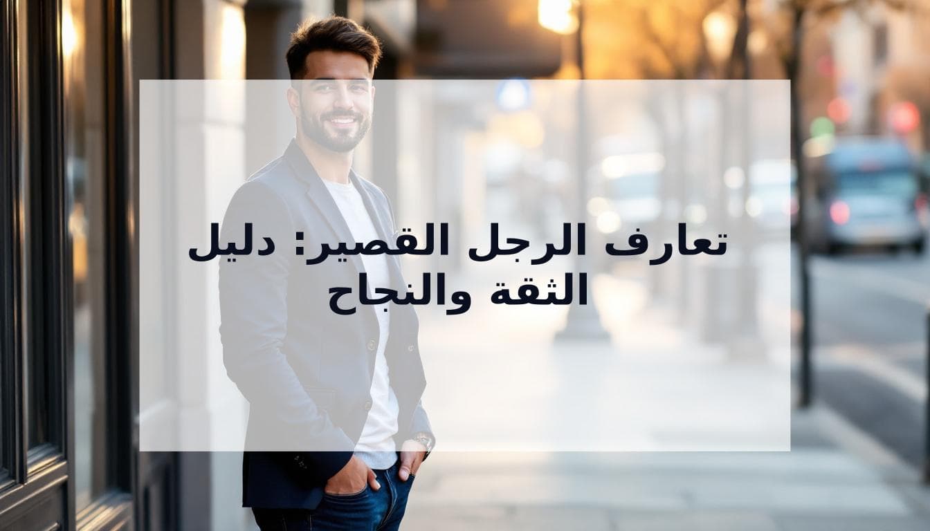 Cover Image for كيف ينجح الرجل القصير في الجذب: دليلك الشامل للظهور بمظهر الواثق