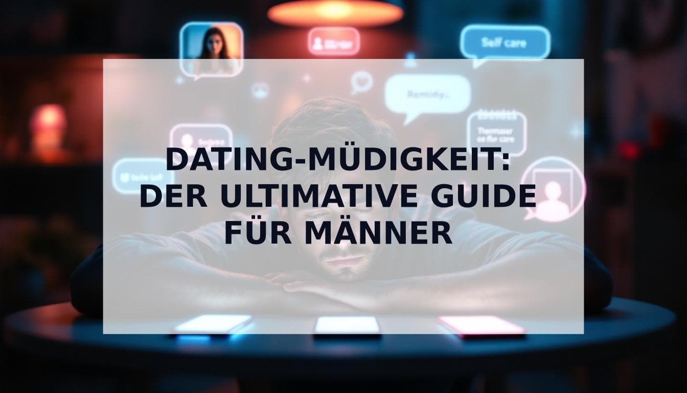 Cover Image for Dating-MĂŒdigkeit ist real: Warum MĂ€nner sie bekommen und wie du sie ĂŒberwindest
