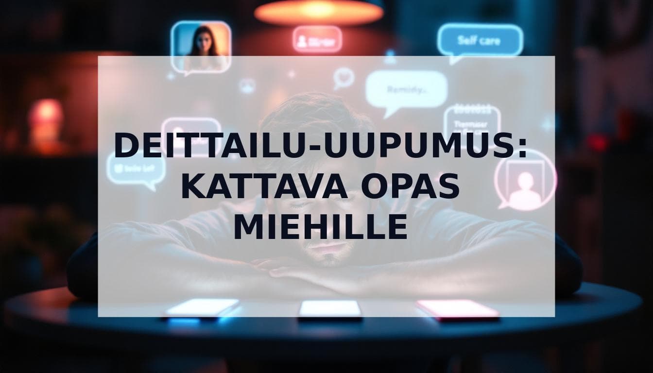 Cover Image for Deittailu-uupumus on todellista: Miksi miehet kokevat sitä ja miten siitä selviää