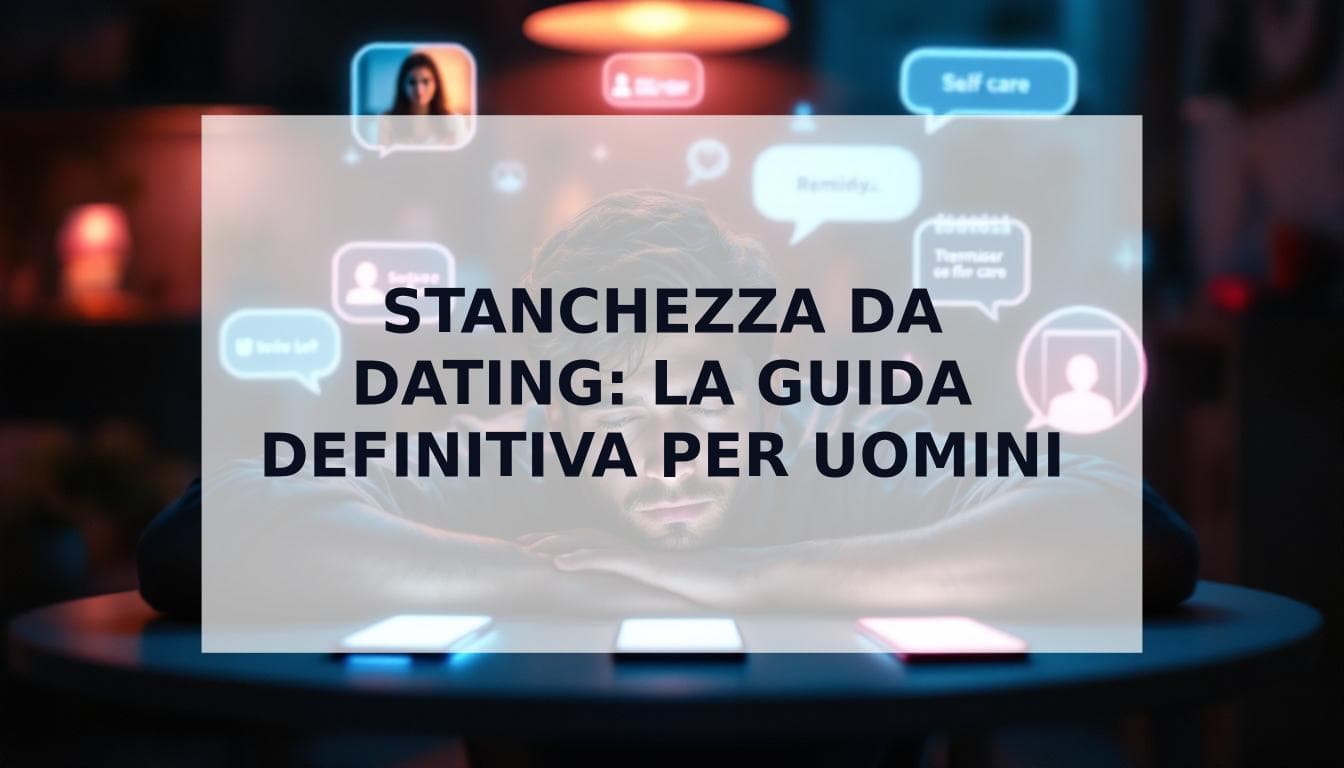 Cover Image for La <strong>Stanchezza da dating</strong> è reale: perché colpisce gli uomini e come superarla