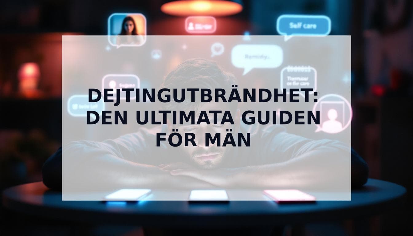 Cover Image for Dejtingutbrändhet är verkligt: Varför män drabbas och hur du fixar det