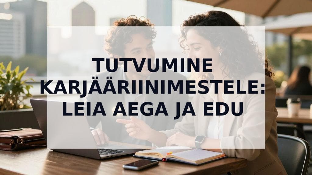 Cover Image for Tutvumine karjääriinimestele: Ülim juhend aja ja edu leidmiseks