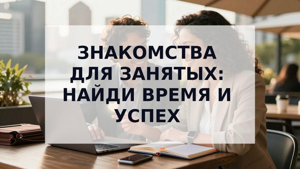 Cover Image for Знакомства для занятых людей: как найти время и добиться успеха