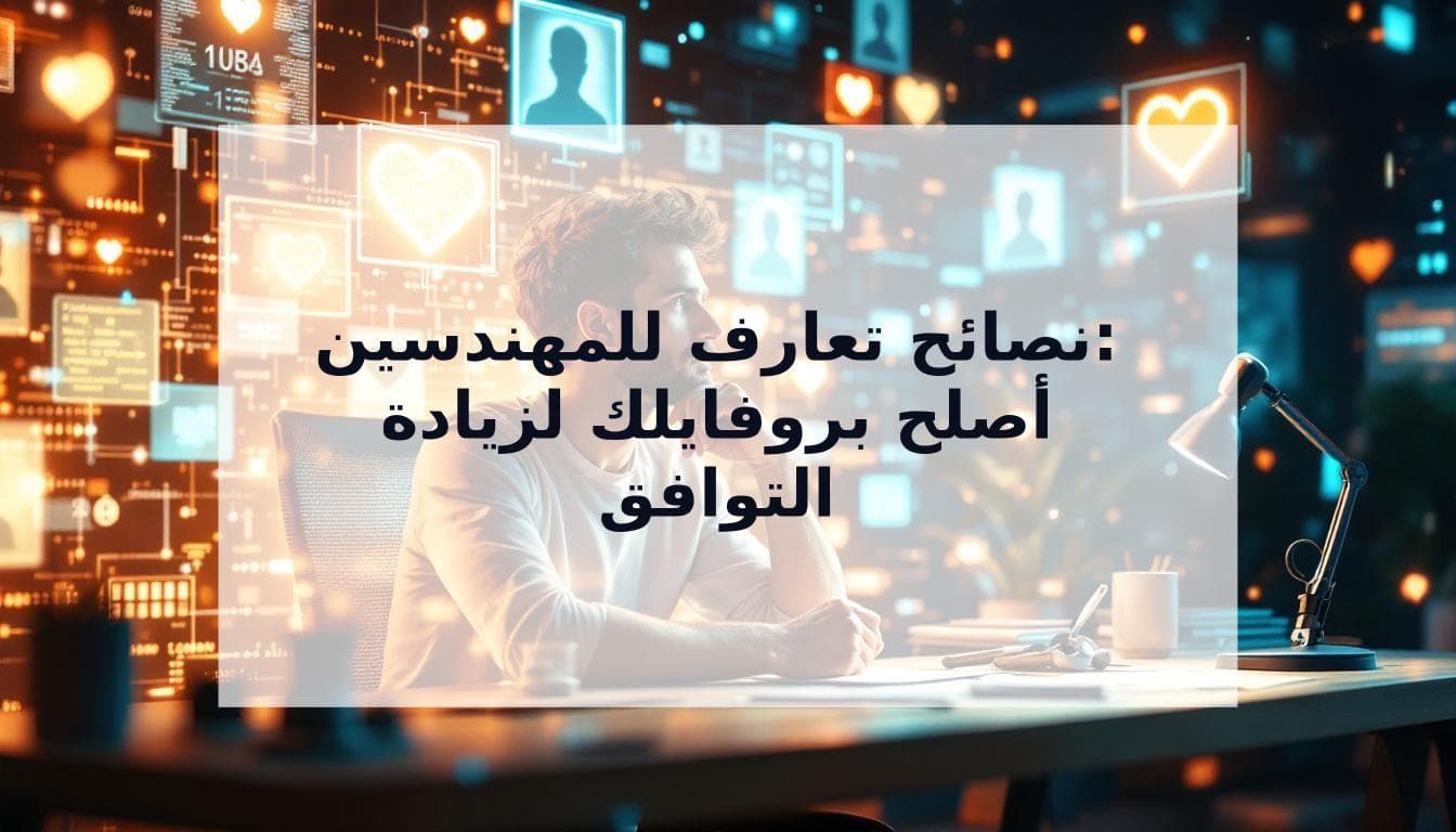 Cover Image for نصائح تعارف للمهندسين: كيف تصلح بروفايلك وتحصل على توافقات أكثر