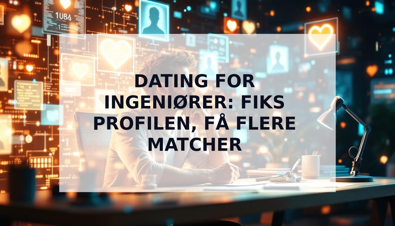 Cover Image for Dating for ingeniÞrer: Slik feilsÞker du profilen din og fÄr flere matcher