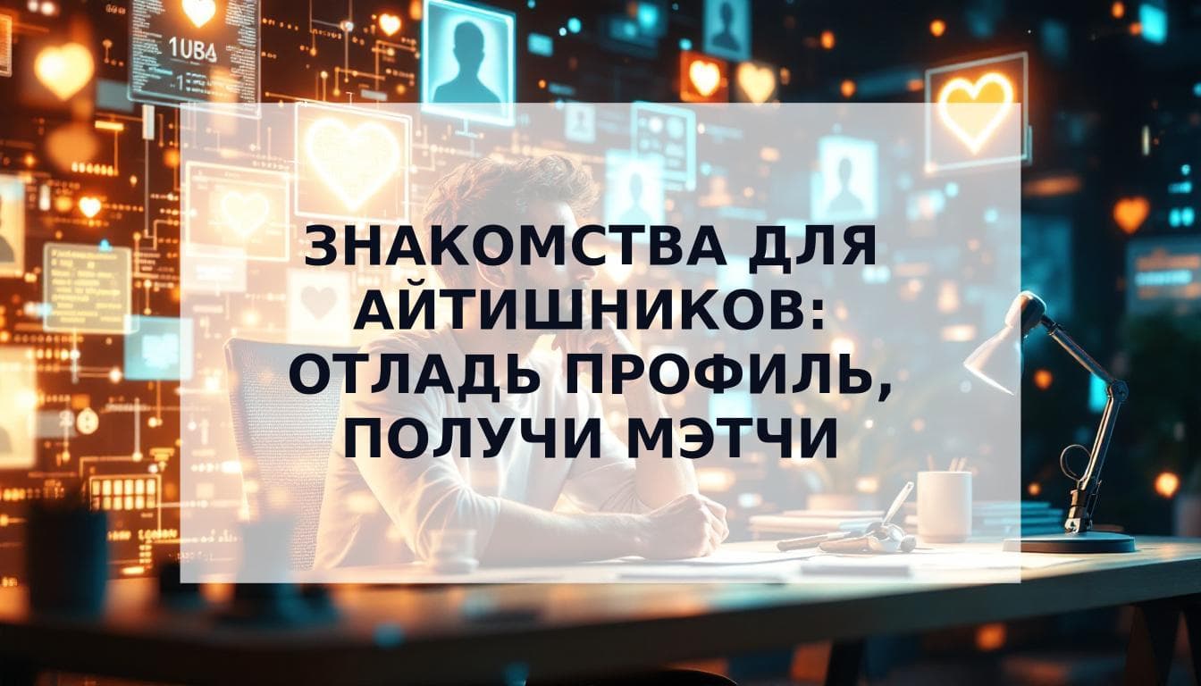 Cover Image for Знакомства для айтишников: как отладить свой профиль и получить больше мэтчей