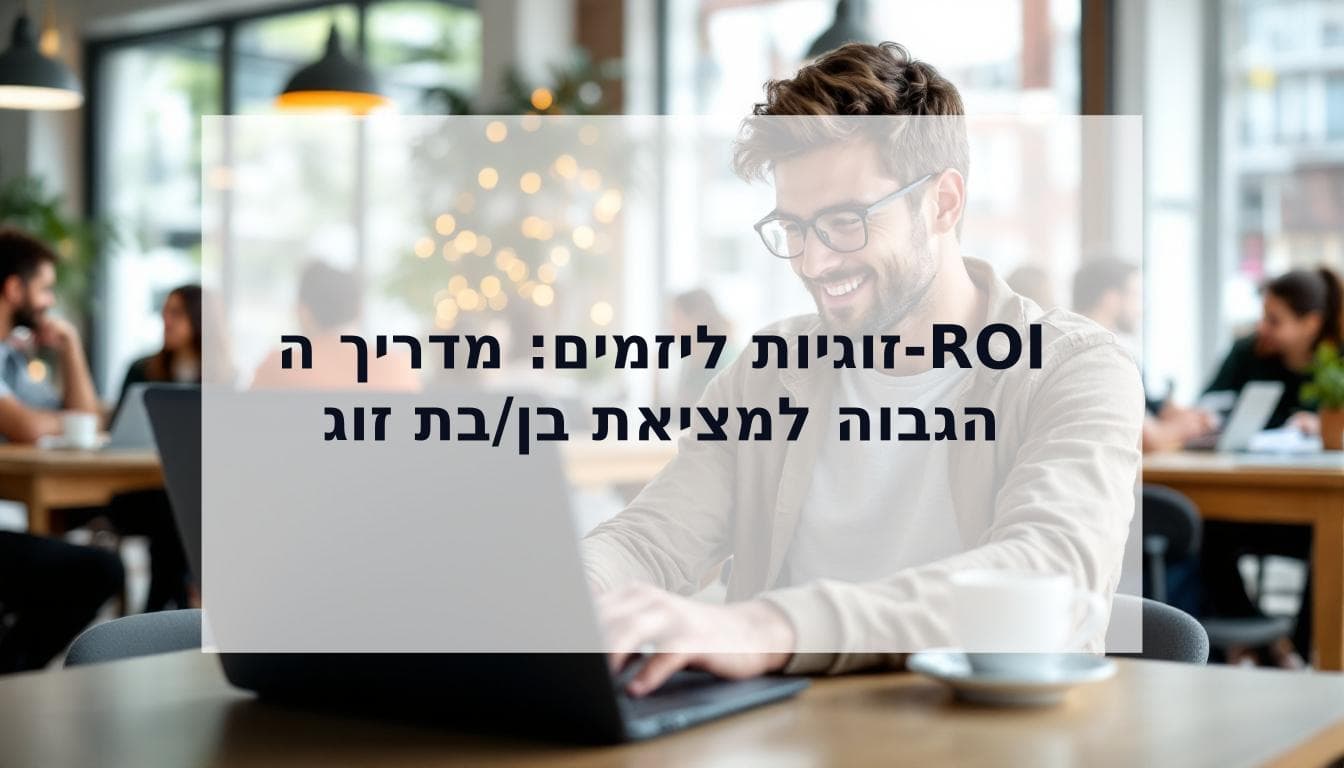 Cover Image for זוגיות ליזמים: המדריך עם ה-ROI הגבוה למציאת בן/בת זוג