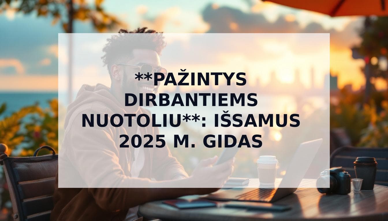 Cover Image for Išsamus gidas: **Pažintys dirbantiems nuotoliu** ir skaitmeniniams nomadams (2025)