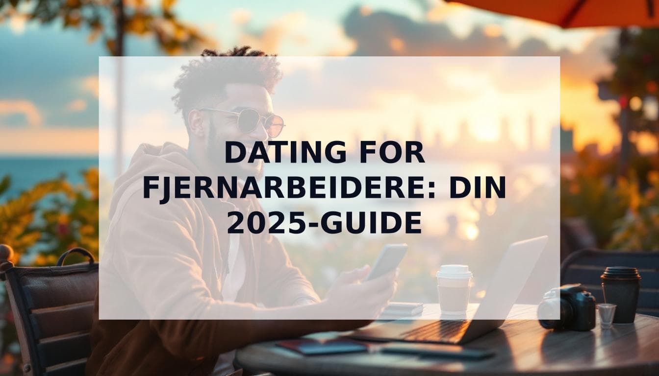 Cover Image for Den ultimate guiden til dating for fjernarbeidere og digitale nomader (2025)