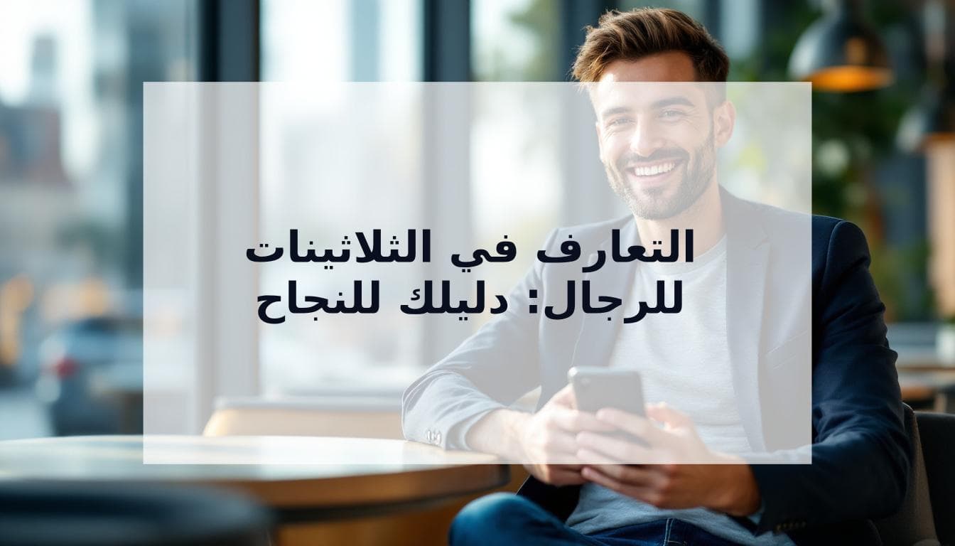 Cover Image for التعارف في الثلاثينات للرجال: دليلك الصريح لتحقيق النجاح