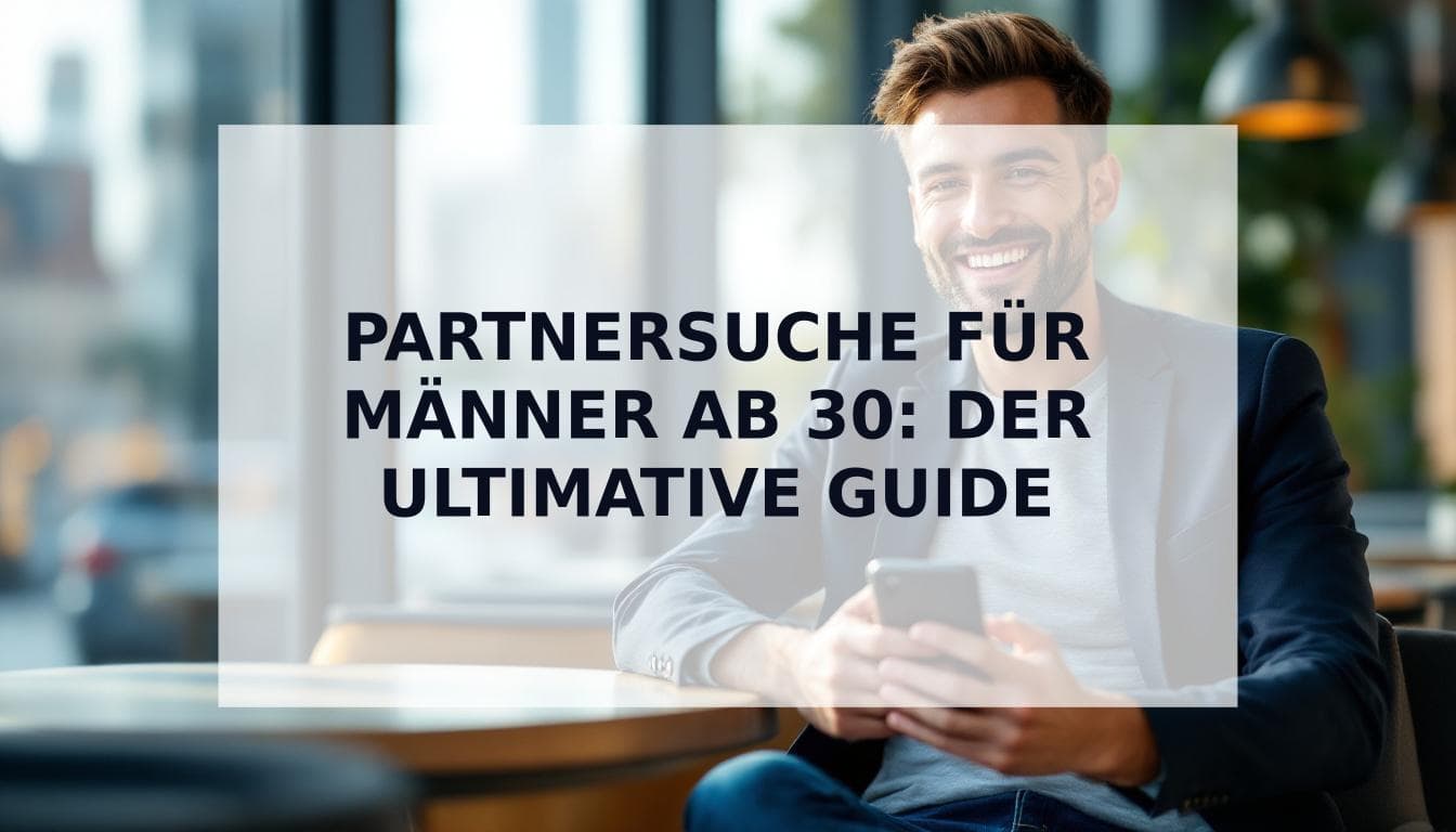 Cover Image for Partnersuche fĂŒr MĂ€nner ab 30: Dein direkter Weg zum Erfolg
